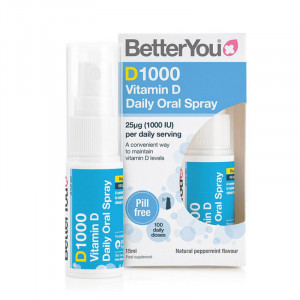 Spray oral cu vitamina D, 1000 UI, 15 ml, BetterYou