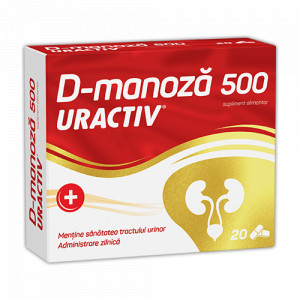 Uractiv D-manoza, 500 mg, 20 capsule, Terapia