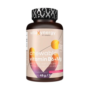 Vitamina B6 + Magneziu, 30 tablete masticabile, Vitaxynergy