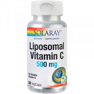 Vitamina C Liposomal Solaray, 500 mg, 30 capsule, Secom