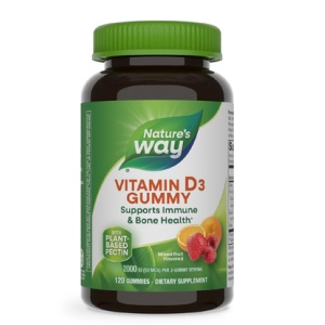 Vitamina D3 Nature's Way, 120 jeleuri, Secom