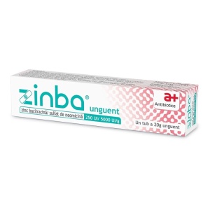 Zinba unguent, 250UI/ 5000UI/g, 20 g, Antibiotice Iasi