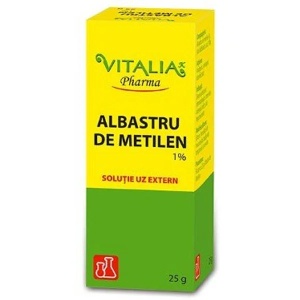 Albastru de metilen, 1%, 25 g, Vitalia
