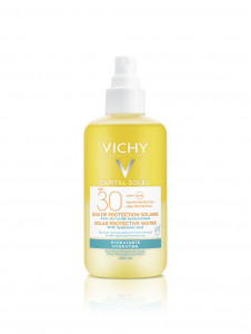 Apa cu protectie solara SPF 30 pentru fata si corp Capital Soleil, 200 ml, Vichy
