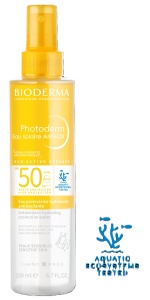 Apa cu protectie solara SPF 50 pentru piele sensibila Photoderm Anti-Ox, 200 ml, Bioderma