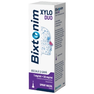 Bixtonim Xylo Duo spray nazal solutie, 10,5 ml, Biofarm