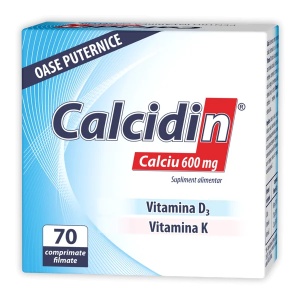 Calcidin, 600 mg, 70 comprimate, Zdrovit