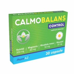 Calmobalans Control de zi, 30 capsule, PharmA-Z