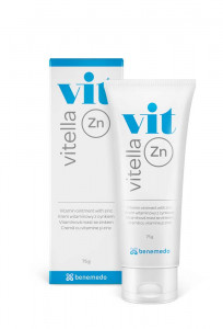 Crema cu vitamine si zinc Vitella Zn, 75 g, Benemedo