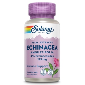 Echinacea Angustifolia 125 mg, 60 capsule vegetale, Solaray