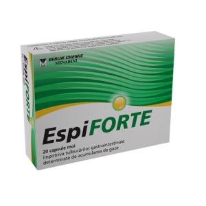 EspiForte, 140 mg, 20 capsule, Berlin-Chemie Ag