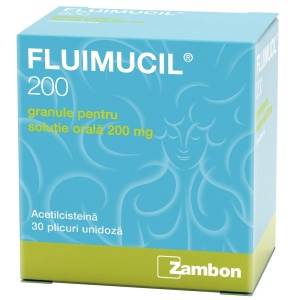 Fluimucil 200mg Ct*30plicuri Gran Pt Sol Orala Zambon