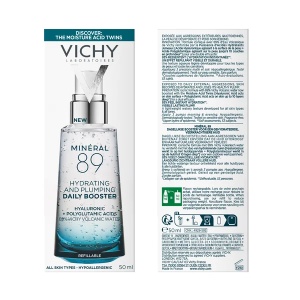 Gel Booster cu efect de hidratare, fortifiere si reumplere cu acid hialuronic Mineral 89, 50 ml, Vichy