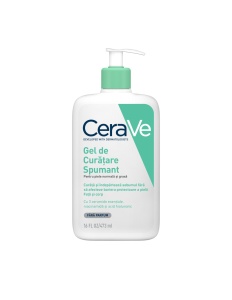 Gel de curatare spumant pentru piele normal-grasa, 473 ml, CeraVe