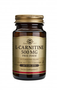 L-Carnitina 500 mg, 30 tablete, Solgar