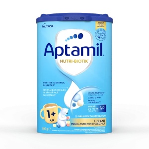Lapte praf Aptamil Junior 1+ Nutri-Biotik, 800 g, Aptamil