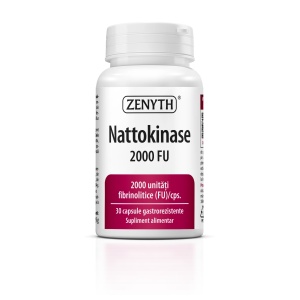 Nattokinase, 2000FU, 30 capsule gastrorezistente, Zenyth