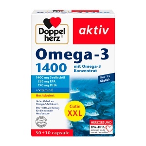 Omega-3, 1400 mg, 40 capsule, Doppelherz