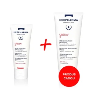 Pachet Crema emolienta pentru piele foarte uscata Urelia 10 150ml + Crema cu uree pentru corp Urelia 50 40ml, IsisPharma