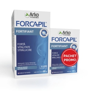 Pachet Forcapil Fortifiant Par si Unghii 180 + 60 capsule, Arkopharma