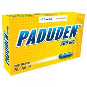 Paduden, 200 mg, 10 capsule, Terapia