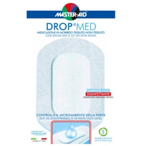 Pansament postoperator Drop Med, 10 x 10 cm, 5 bucati, Pietrasanta Pharma