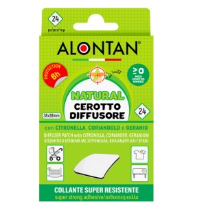 Plasturi cu uleiuri esentiale naturale Alontan Natural, de la 0+ luni, 24 bucati, Pietrasanta Pharma