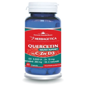 Quercetin, 60 capsule, Herbagetica
