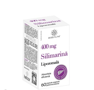 Silimarina Lipozomala 400mg X 60cps.Vegetale, BioSunLine