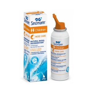 Spray decongestionant nazal pentru bebelusi si copii Sinomarin Children, 100 ml, Gerolymatos International