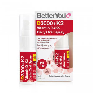 Spray oral cu vitamina D + K2, 12 ml, BetterYou