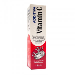 Vitamina C Additiva, 20 comprimate efervescente, Dr. Scheffler