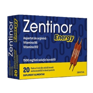 Zentinor Energy, 20 fiole, Zentiva