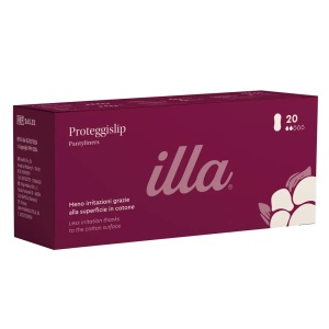 Absorbante bumbac zilnice, 2 picaturi Illa, 20 bucati, Pietrasanta Pharma
