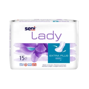 Absorbante zilnice Lady, Extra Plus, 15 bucati, Seni