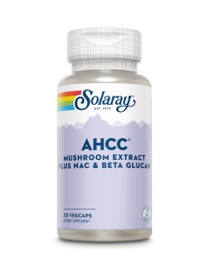 AHCC plus NAC & Beta Glucan Solaray, 30 capsule, Secom