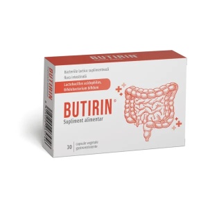 Butirin, 30 capsule vegetale gastrorezistente, Naturpharma
