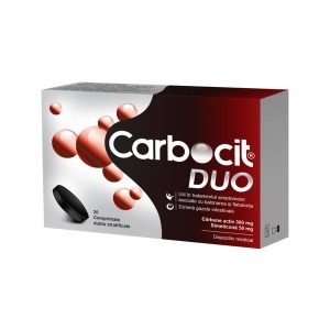 Carbocit DUO, 20 comprimate dublu stratificate, Biofarm