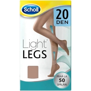 Ciorapi compresivi Light Legs 20 DEN, Marimea S, Bej, Scholl
