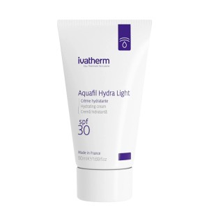 Crema hidratanta pentru fata cu SPF 30 Aquafil Hydra Light, 50 ml, Ivatherm