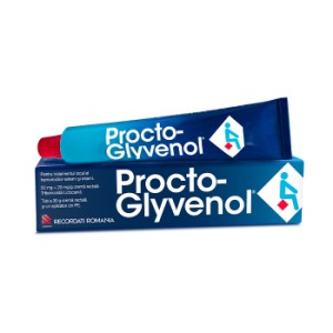Crema rectala Procto-Glyvenol, 50 mg + 20 mg/g, 30 g, Recordati