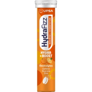 Electroliti cu aroma de portocale Hydra Boost Hydrafizz, 16 comprimate efervescente, Upsa
