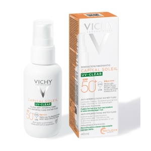 Fluid protectie solara cu SPF 50+ pentru fata Capital Soleil, 40 ml, Vichy