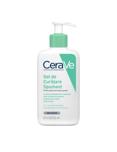 Gel de curatare spumant pentru piele normal si grasa, 236 ml, CeraVe