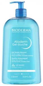 Gel de dus pentru piele normala, uscata si sensibila Atoderm, 1000 ml, Bioderma