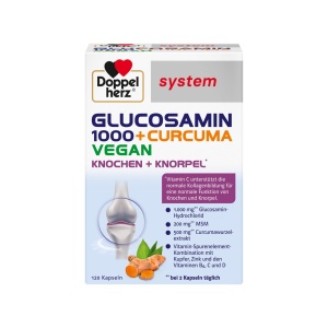 Glucozamina 1000 + Curcuma, 60 comprimate, Doppelherz