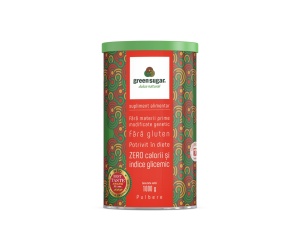 Green Sugar pulbere, 1000 g, Remedia