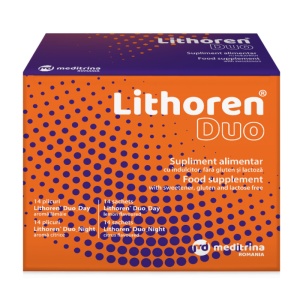Lithoren Duo cu aroma de citrice, 28 de plicuri, Meditrina
