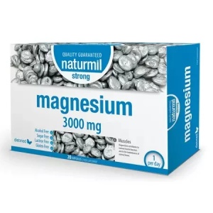 Magnesium Strong, 3000mg, 20 fiole buvabile, Naturmil