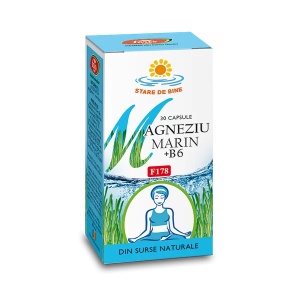 Magneziu marin + B6, F178, 30 capsule, Fares